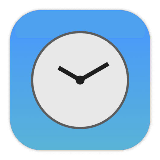 Time in Dock App Icon